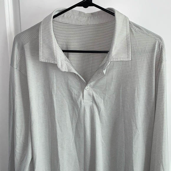 Men’s White Lululemon Evolution Polo - Picture 2 of 4
